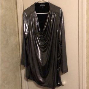 Catherine’s dressy shiny sparkly shirt